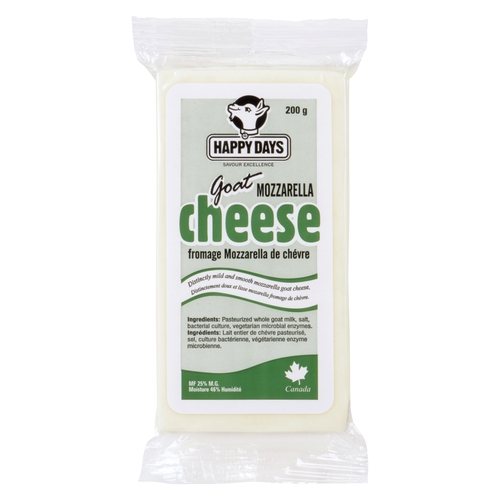 Happy Days - Goat Mozzarella Cheese 200g, 1 Each