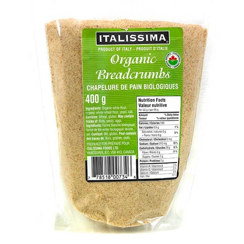 Italissima - Organic Breadcrumbs 425g, 1 Each