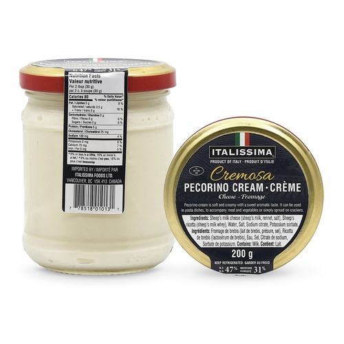 Italissima - Cremosa Pecorino Cream Cheese 200g, 1 Each