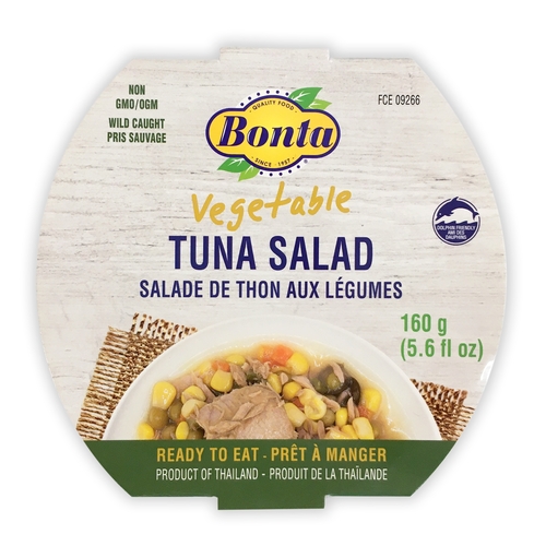 Bonta - Tuna Salad - Vegetable 160g, 1 Each