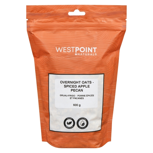 Westpoint Naturals - Overnight Oats - Spiced Apple Pecan 600g, 1 Each