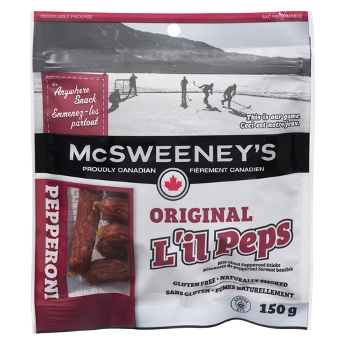 McSweeney's L'il Peps - Original • Bit-sized Pepperoni Sticks 150g, 1 Each