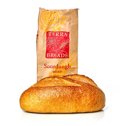 Terra Breads - Organic Sourdough Loaf 480g, 1 Each