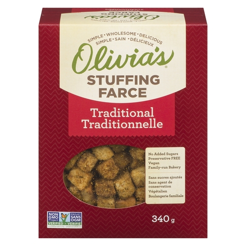 Olivia's Stuffing - Traditional 340g, 1 Each