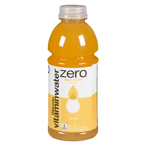 Glaceau - Vitamin Water - Zero Sugar - Rise (Calcium) - Orange 591ml