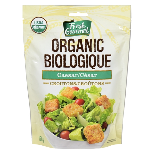 Fresh Gourmet - Organic Croutons - Caesar 128g, 1 Each