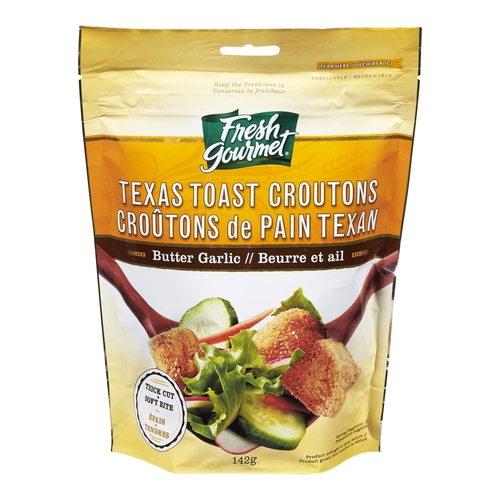 Fresh Gourmet - Texas Toast Croutons - Butter Garlic 142g, 1 Each