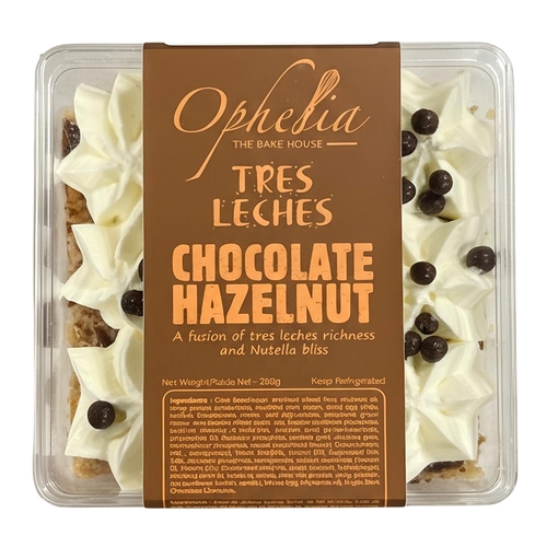 Ophelia The Bake House - Tres Leches - Chocolate Hazelnut 250g, 1 Each