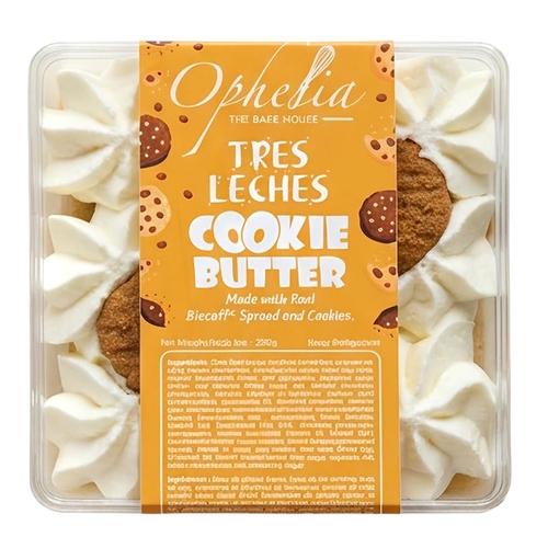 Ophelia The Bake House - Tres Leches - Cookie Butter 250g, 1 Each
