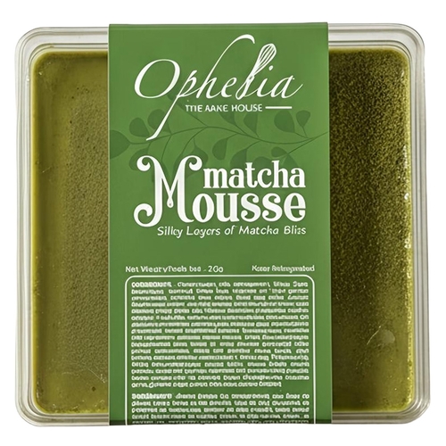 Ophelia The Bake House - Mousse - Matcha 210g, 1 Each