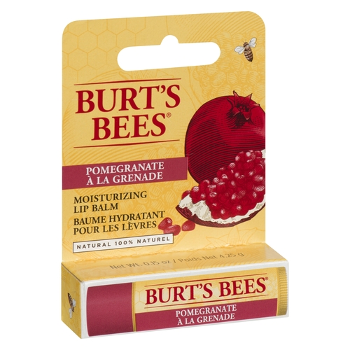 Burt's Bees - Lip Balm With Pomegranate Oil - Replenishing 4.25g, 1 Each