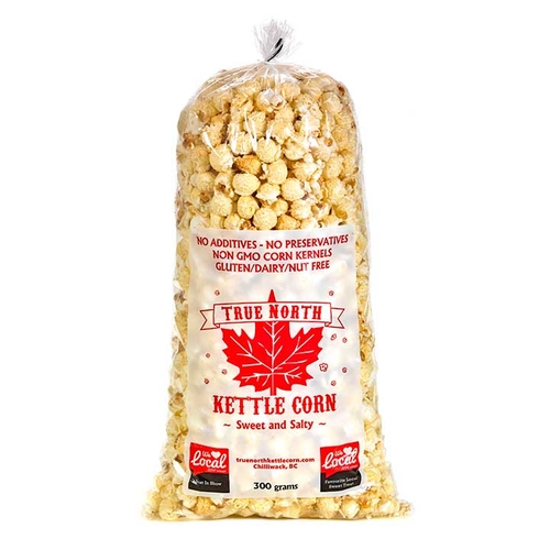 True North - Kettle Corn Popcorn - Sweet and Salty 300g, 1 Each