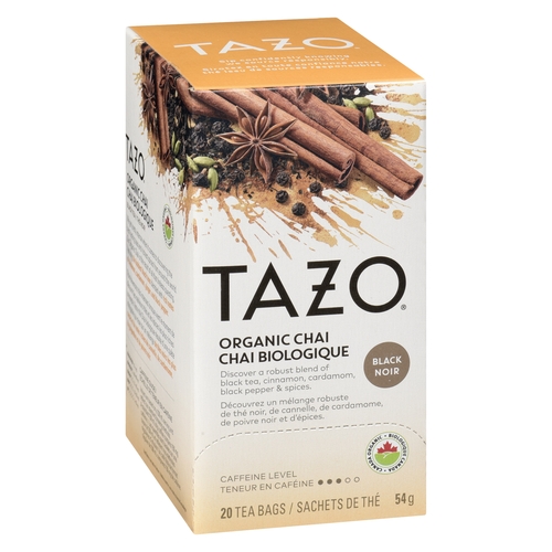 Tazo - Black Tea - Organic Chai 20s, 1 Each