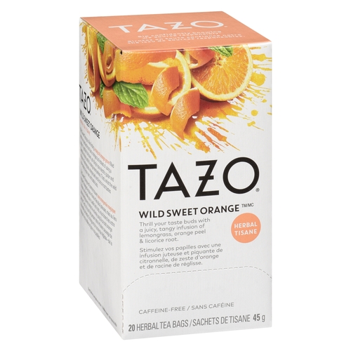 Tazo - Herbal Tea - Wild Sweet Orange 20pk, 1 Each