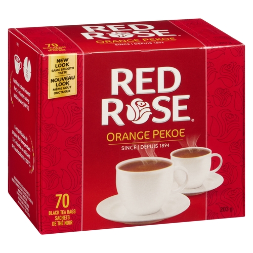 Red Rose - Orange Pekoe Black Tea 70pk, 1 Each