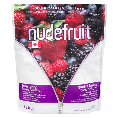 Nudefruit - Four Very Bare Berries 1.5kg, 1 Each