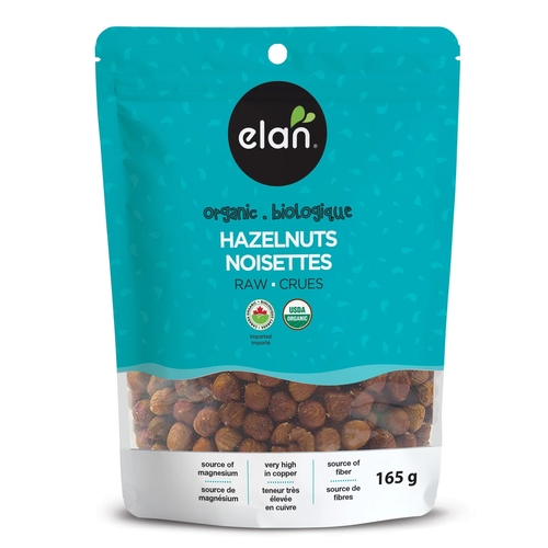 Elan - Organic Raw Hazelnuts 165g