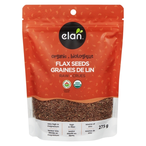 Elan - Organic Flax Seeds 275g, 1 Each