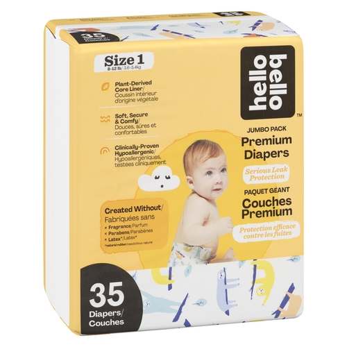 Hello Bello - Diapers - Serious Leak Protection - Size 1 4-5 kg 35s