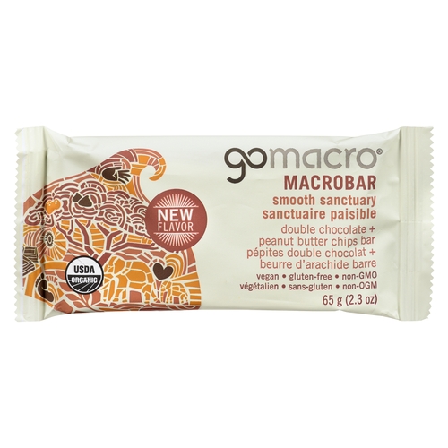 GoMacro - Organic Macrobar - Smooth Sanctuary 65g, 1 Each