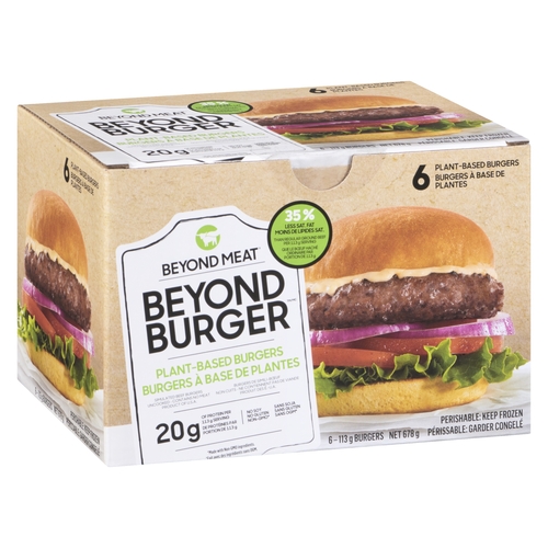 Beyond Meat - Beyond Burger Plant-Based Burgers 6/113g, 1 Each