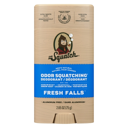 Dr. Squatch - Men's Natural Order Squatching Deodorant - Fresh Falls, 1 Each