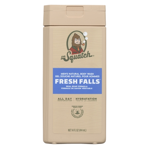 Dr. Squatch - Men's Natural Body Wash - Fresh Falls 414ml