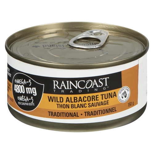 Raincoast Trading - Wild Albacore Tuna - Traditional 150g, 1 Each