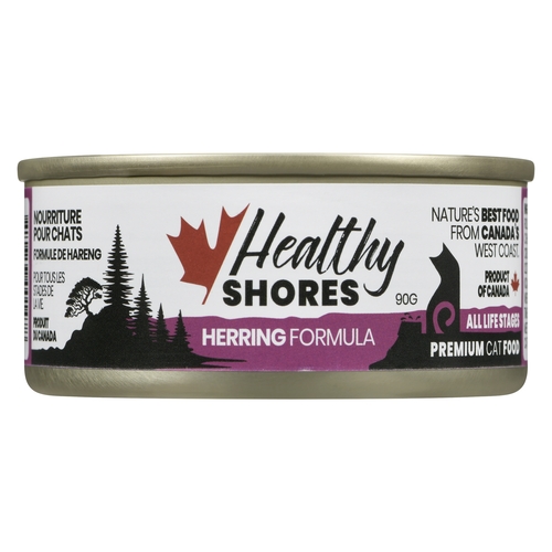 Healthy Shores Premium Cat Food - Herring Formula All Life Stages 90g, 1 Each