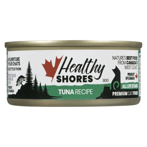 Healthy Shores - Premium Cat Food - Tuna Recipe - All Life Stages 90g, 1 Each