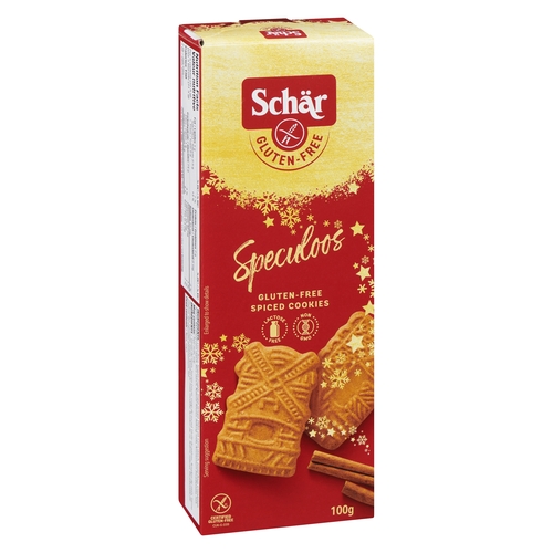 Schär - Gluten-Free Spiced Cookies Speculoos 100g, 1 Each