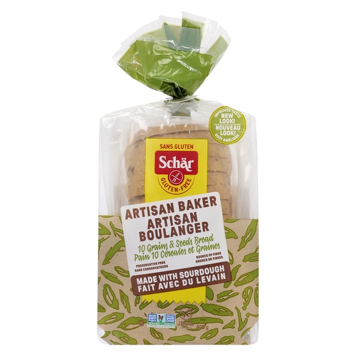 Schar - Gluten-Free 10 Grains & Seeds Bread 400g, 1 Each
