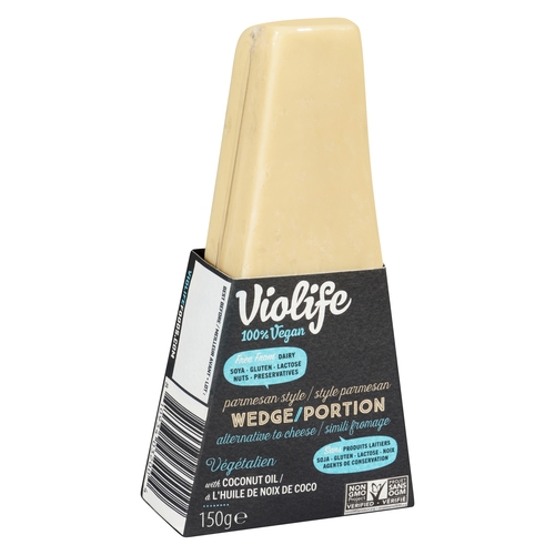 Violife - Parmesan Style Wedge - 100% Vegan - Alternative to Cheese 150g, 1 Each