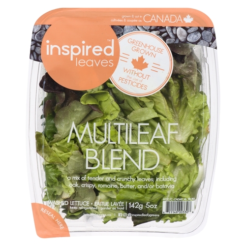Inspired Leaves - Washed Lettuce - Multileaf Blend 142g, 1 Each