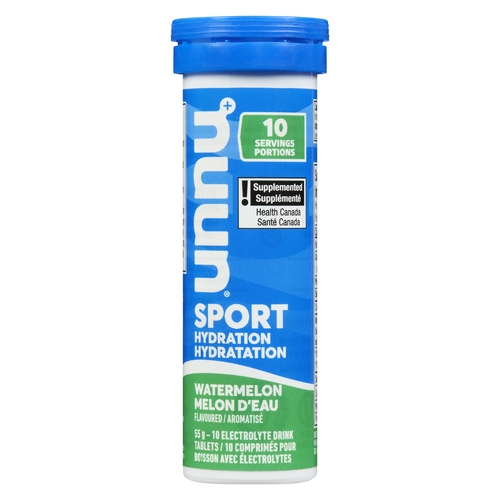 Nuun Sport Hydration Electrolyte Drink Tablets - Watermelon 10's 53g, 1 Each