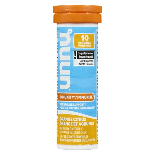 Nuun Immunity - Electrolyte Drink Tablets - Orange Citrus 10s