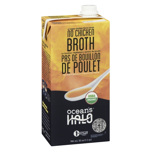 Ocean's Halo - Organic No Chicken Broth 946ml, 1 Each