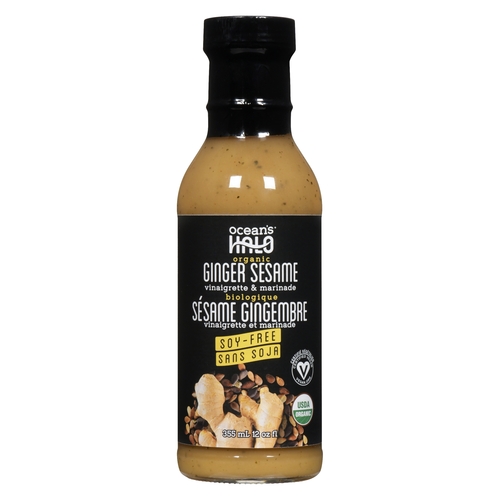 Ocean's Halo Organic Vinaigrette & Marinade - Ginger Sesame Soy-Free 355ml, 1 Each