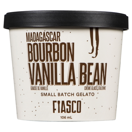 Fiasco - Gelato - Madagascar Bourbon Vanilla Bean 106ml, 1 Each