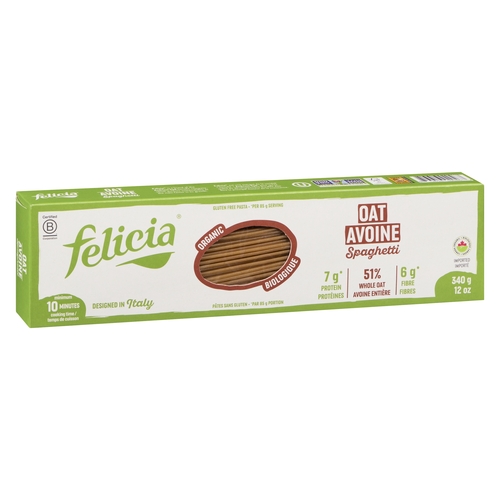 Felicia Organic Gluten Free Pasta - Oat Spaghetti 340g, 1 Each