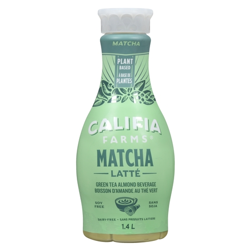 Califia Farms - Green Tea Almond Beverage - Matcha Latté 1.4l, 1 Each