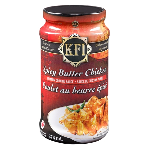 KFI Premium Cooking Sauce - Spicy Butter Chicken 375ml, 1 Each