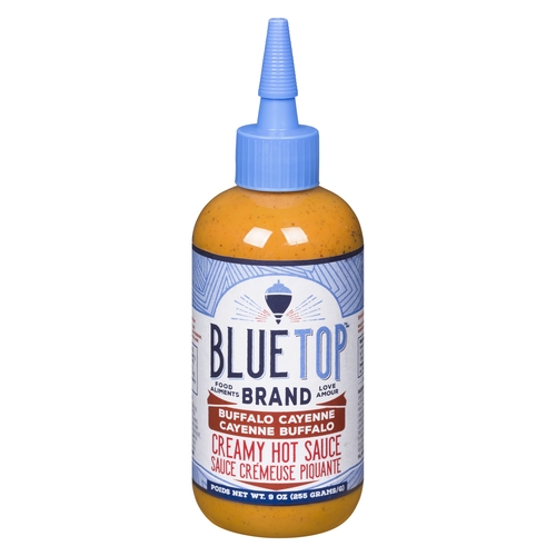 Blue Top Brand Creamy Hot Sauce Buffalo Cayenne 255g, 1 Each