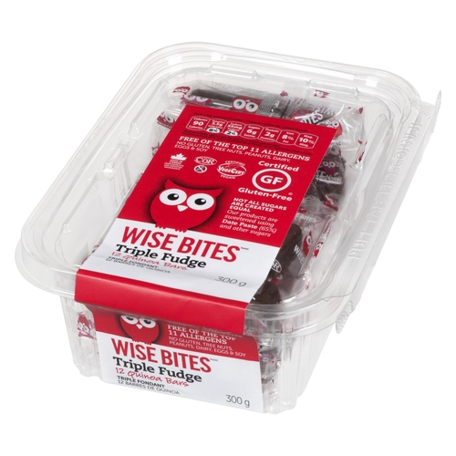 Wise Bites Quinoa Bars - Triple Fudge 12/25g, 1 Each