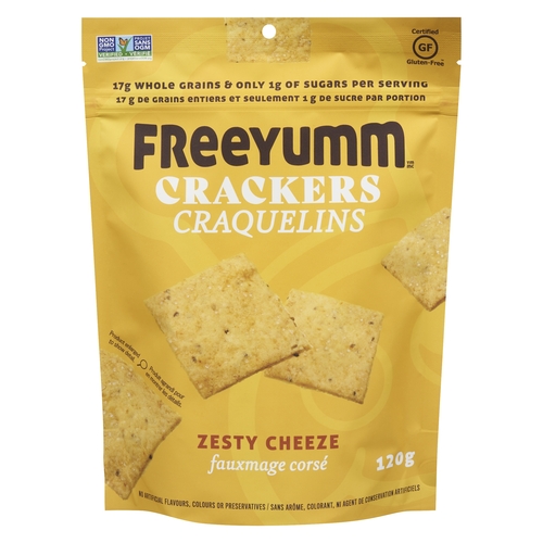 Freeyumm - Crackers - Zesty Cheese 120g