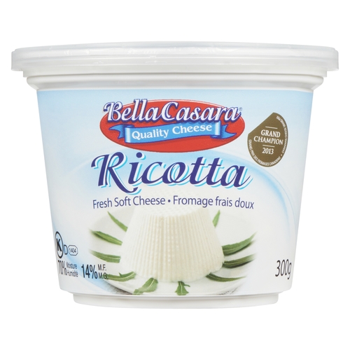 Bella Casara - Ricotta Fresh Soft Cheese 14% m.f. 300g