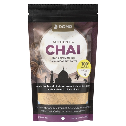 Domo Authentic Chai Stone-Ground Tea 115g, 1 Each