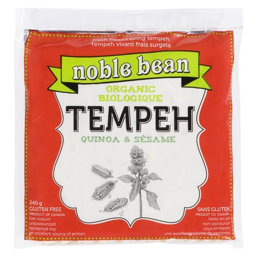 Noble Bean - Organic Tempeh - Quinoa & Sesame 240g, 1 Each