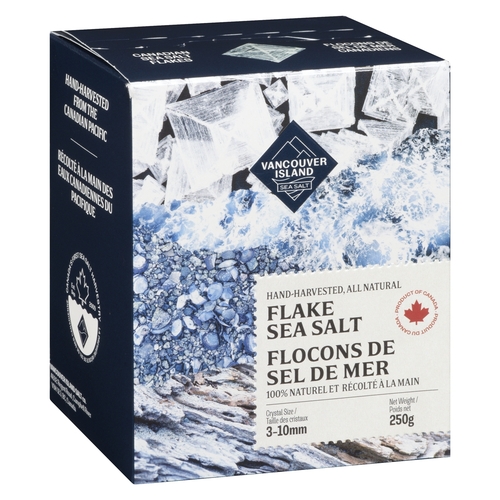 Vancouver Island Sea Salt - Flake Sea Salt 250g