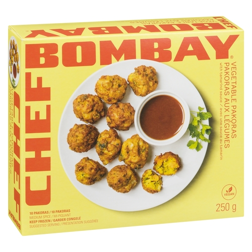 CHEF BOMBAY VEGETABLE PAKORAS 250g, 1 Each